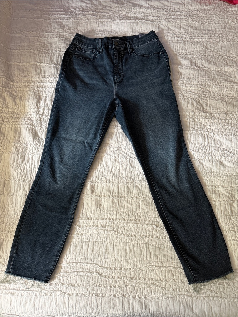 Women's Dark Blue Slim Fit Jeans